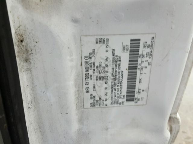 1FTYR10D67PA32082 - 2007 FORD RANGER WHITE photo 10