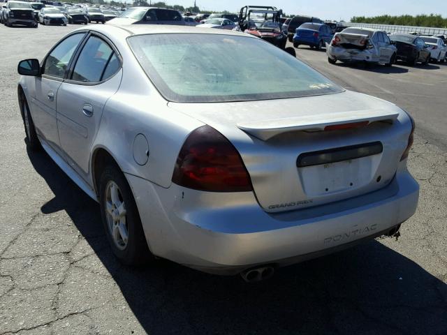 2G2WS522541136039 - 2004 PONTIAC GRAND PRIX SILVER photo 3