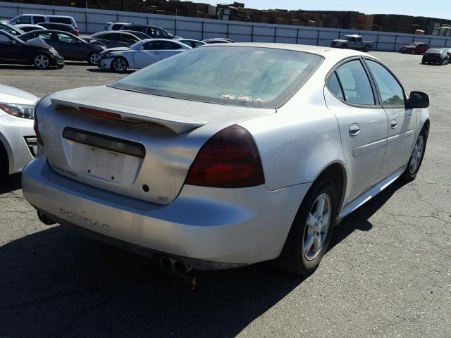 2G2WS522541136039 - 2004 PONTIAC GRAND PRIX SILVER photo 4