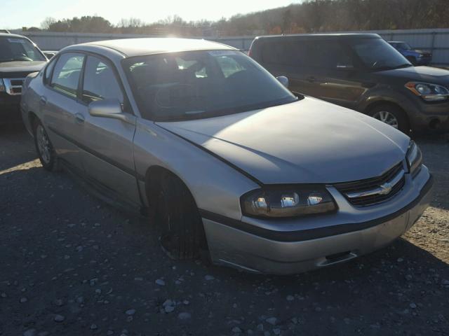 2G1WF52E859312359 - 2005 CHEVROLET IMPALA SILVER photo 1