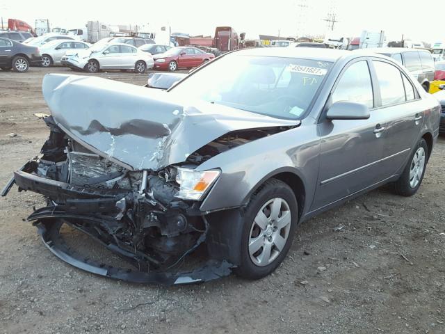 5NPET4AC7AH651515 - 2010 HYUNDAI SONATA GLS GRAY photo 2