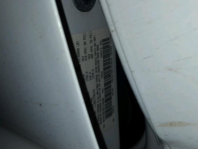 3D7KS28C46G194698 - 2006 DODGE RAM 2500 S თეთრი ფოტო 10