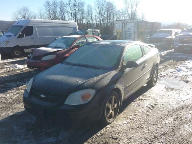 1G1AL15F467659268 - 2006 CHEVROLET COBALT LT BLACK photo 2