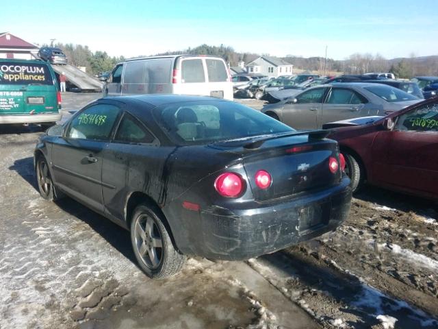 1G1AL15F467659268 - 2006 CHEVROLET COBALT LT BLACK photo 3