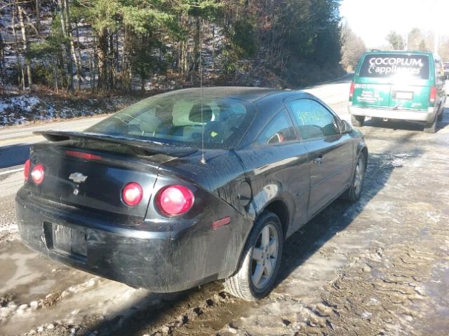 1G1AL15F467659268 - 2006 CHEVROLET COBALT LT BLACK photo 4