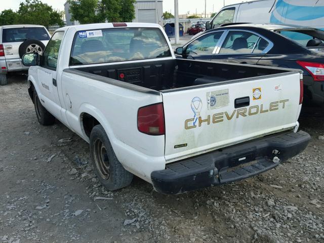 1GCCS14581K173189 - 2001 CHEVROLET S TRUCK S1 WHITE photo 3