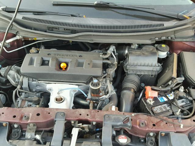19XFB2F96CE300546 - 2012 HONDA CIVIC EXL 栗色 照片 7