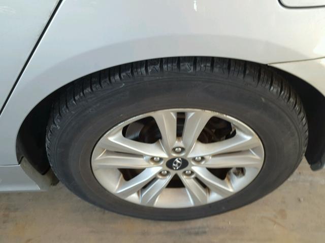 5NPEB4ACXBH015319 - 2011 HYUNDAI SONATA GLS SILVER photo 9