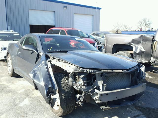 2G1FB1E33E9129238 - 2014 CHEVROLET CAMARO LT GRAY photo 1