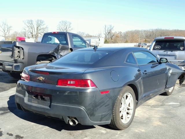 2G1FB1E33E9129238 - 2014 CHEVROLET CAMARO LT GRAY photo 4