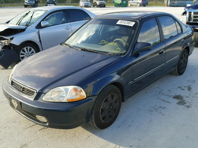 1HGEJ8649WL049900 - 1998 HONDA CIVIC EX GREEN photo 2