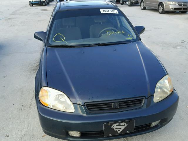 1HGEJ8649WL049900 - 1998 HONDA CIVIC EX GREEN photo 9