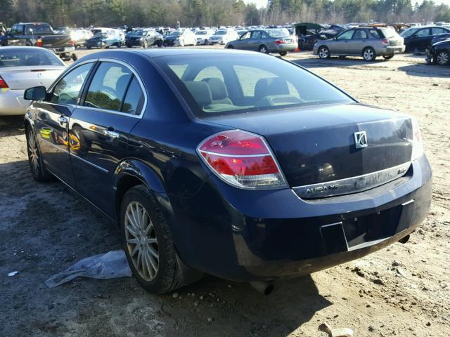 1G8ZV57757F166668 - 2007 SATURN AURA XR BLUE photo 3