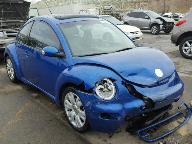3VWCD21C63M442043 - 2003 VOLKSWAGEN NEW BEETLE 蓝色 照片 1