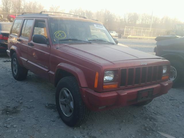 1J4FJ68S5WL208392 - 1998 JEEP CHEROKEE S RED photo 1