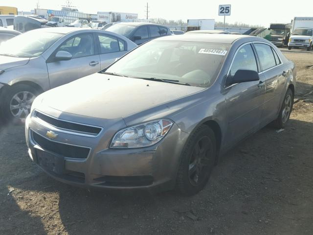1G1ZB5E04CF103990 - 2012 CHEVROLET MALIBU LS GRAY photo 2