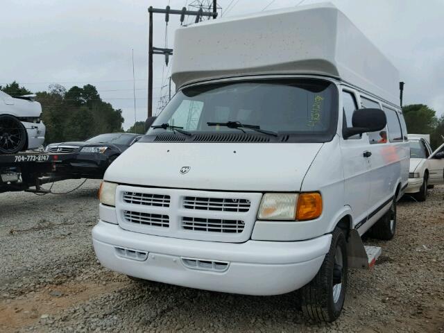 2D7LB31Z83K526987 - 2003 DODGE RAM VAN B3 WHITE photo 2