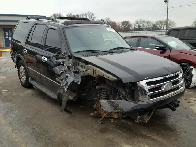 1FMFU15537LA64997 - 2007 FORD EXPEDITION BLACK photo 1