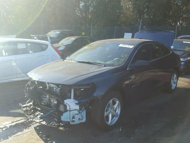 1G1ZB5ST6HF149715 - 2017 CHEVROLET MALIBU LS BLUE photo 2
