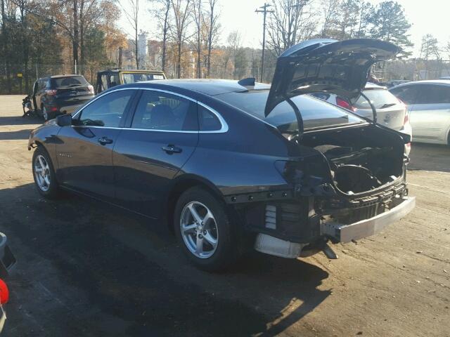 1G1ZB5ST6HF149715 - 2017 CHEVROLET MALIBU LS BLUE photo 3