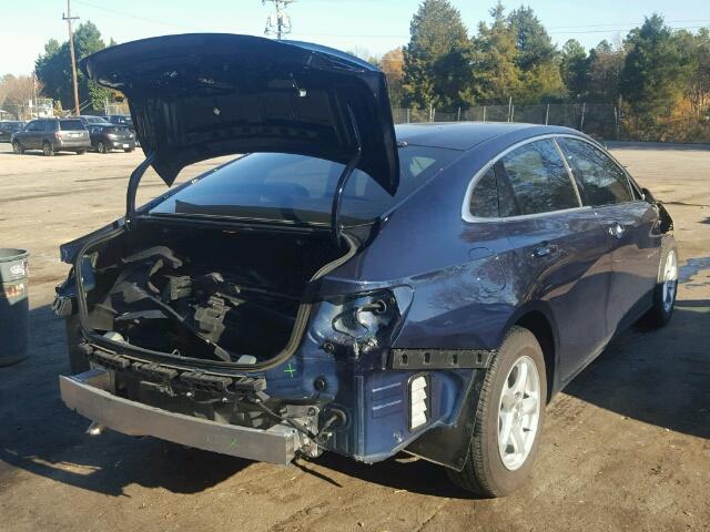 1G1ZB5ST6HF149715 - 2017 CHEVROLET MALIBU LS BLUE photo 4