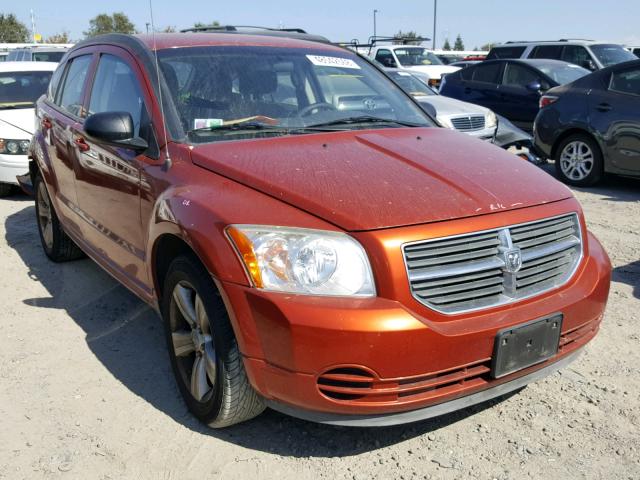 1B3CB4HA4AD602472 - 2010 DODGE CALIBER SX ORANGE photo 1