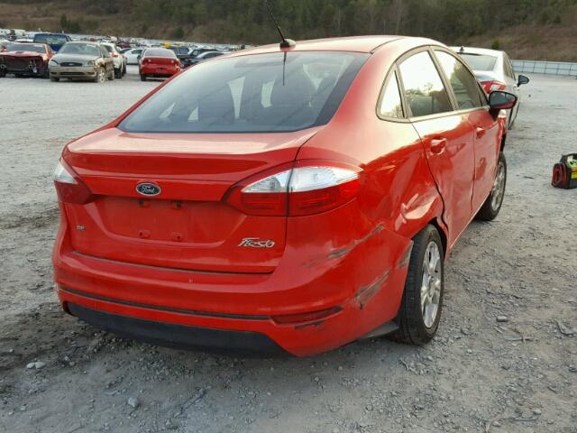 3FADP4BJ6FM199660 - 2015 FORD FIESTA SE RED photo 4