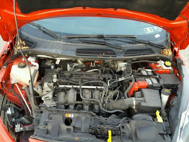 3FADP4BJ6FM199660 - 2015 FORD FIESTA SE RED photo 7