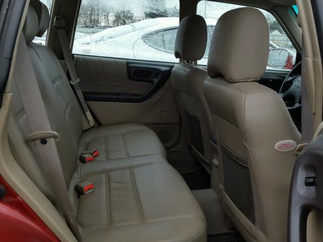 JF1SF65602H715734 - 2002 SUBARU FORESTER S 勃艮第红 照片 6