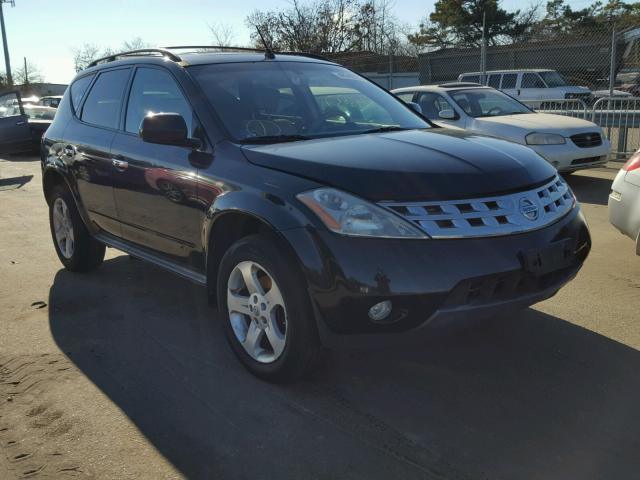 JN8AZ08T84W218610 - 2004 NISSAN MURANO SL BLACK photo 1