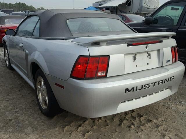 1FAFP44493F383681 - 2003 FORD MUSTANG SILVER photo 3