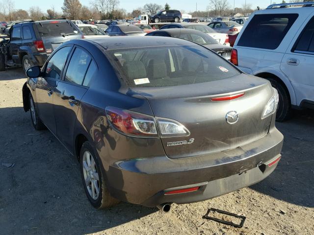 JM1BL1SF2A1345775 - 2010 MAZDA 3 I GRAY photo 3