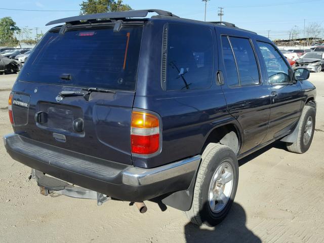 JN8AR05Y1WW229189 - 1998 NISSAN PATHFINDER BLUE photo 4