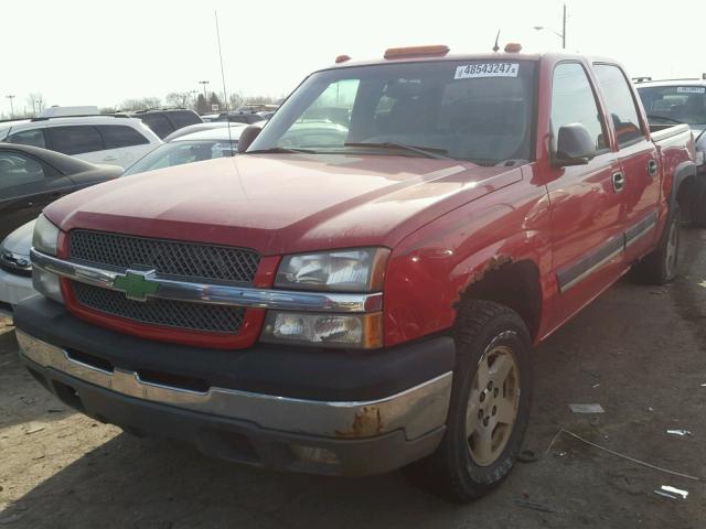 2GCEK13T641397266 - 2004 CHEVROLET SILVERADO RED photo 2