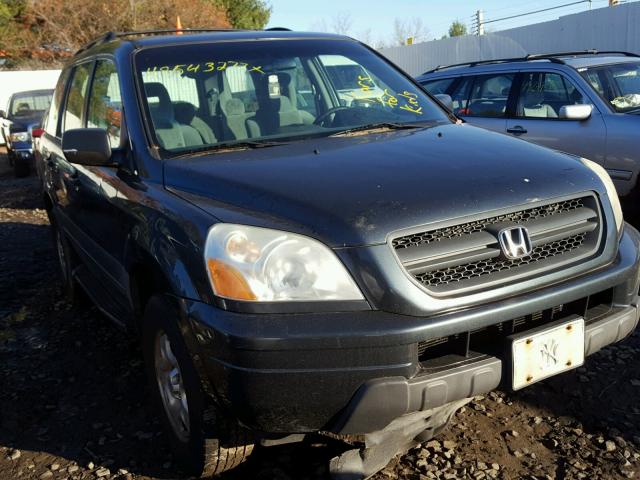 2HKYF18154H613356 - 2004 HONDA PILOT LX CHARCOAL photo 1