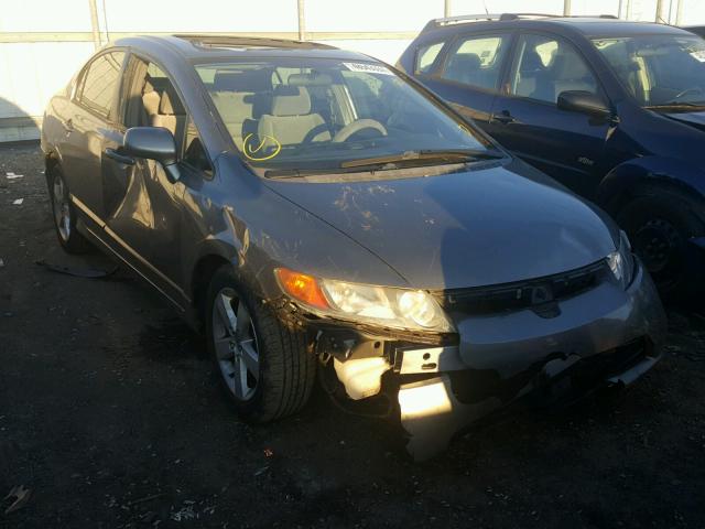 1HGFA168X6L129043 - 2006 HONDA CIVIC EX SILVER photo 1