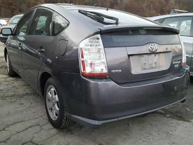 JTDKB20U073260005 - 2007 TOYOTA PRIUS GRAY photo 3