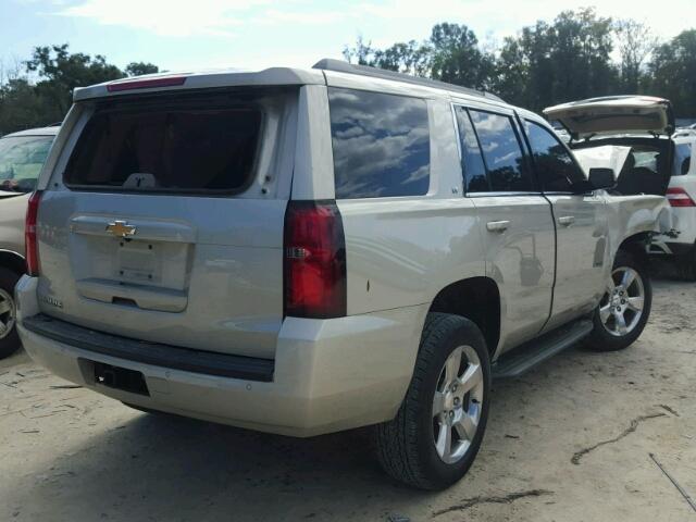 1GNSCBKC8HR232072 - 2017 CHEVROLET TAHOE C150 GOLD photo 4