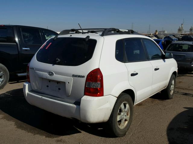 KM8JM12BX6U402473 - 2006 HYUNDAI TUCSON GL WHITE photo 4