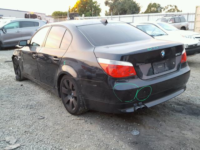 WBANE73567CM49762 - 2007 BMW 530 I BLACK photo 3