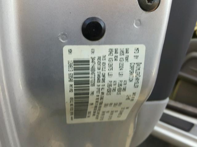 3A4FY48BX6T272299 - 2006 CHRYSLER PT CRUISER SILVER photo 10