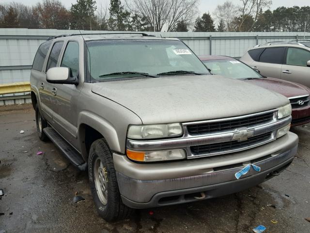 3GNFK16Z32G341690 - 2002 CHEVROLET SUBURBAN K TAN photo 1