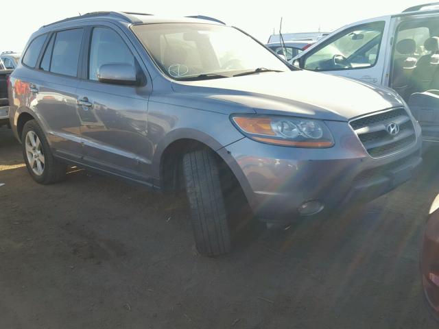 5NMSH73E48H168995 - 2008 HYUNDAI SANTA FE S GRAY photo 1