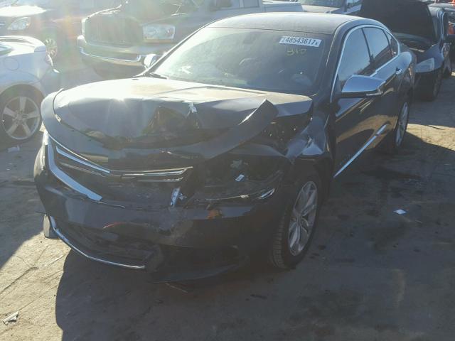 2G1105S3XH9109925 - 2017 CHEVROLET IMPALA LT BLACK photo 2