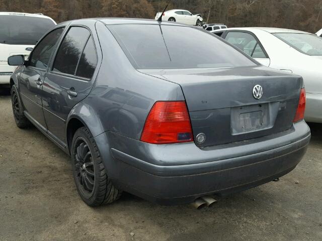 3VWSE69M83M093075 - 2003 VOLKSWAGEN JETTA GLS GRAY photo 3