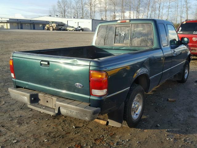 1FTYR14U6WPB03810 - 1998 FORD RANGER SUP GREEN photo 4