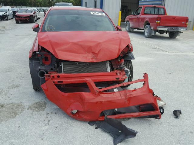 1G1AM15B367799709 - 2006 CHEVROLET COBALT SS RED photo 9