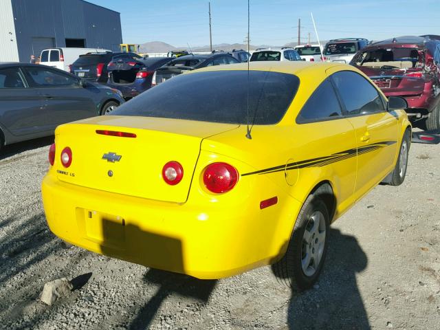 1G1AK15FX77220094 - 2007 CHEVROLET COBALT LS YELLOW photo 4