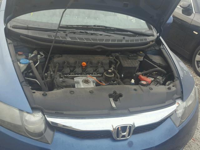 2HGFA1F54AH314653 - 2010 HONDA CIVIC LX BLUE photo 7