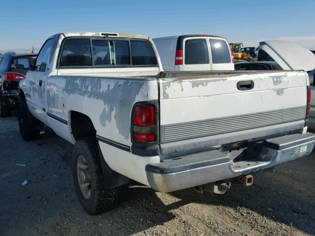 1B7KF26Z4SS186464 - 1995 DODGE RAM 2500 WHITE photo 3